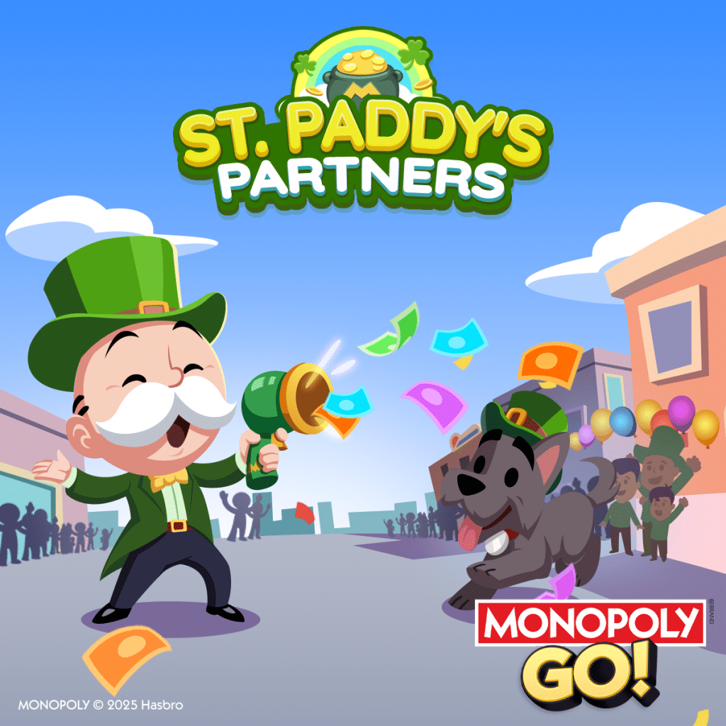 Monopoly Go St Patrick's Day Parade Mar 15 Monopoly Go St Paddys Partners 5 Monopoly Go St Patrick's Day Parade Mar 15: Other Events