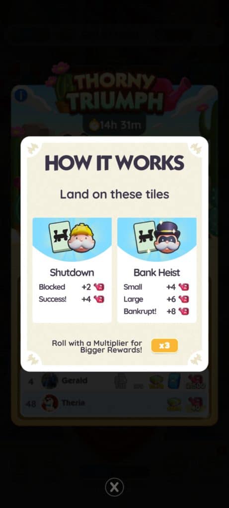 Monopoly Go Thorny Triumph (March 27) Monopoly Go Thorny Triumph March 27 How To Earn Points Monopoly Go Thorny Triumph: How To Earn Points