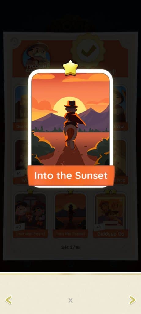 Monopoly Go Tycoon Cowboy Monopoly Go Tycoon Cowboy Into the Sunset Monopoly Go Tycoon Cowboy: Stickers