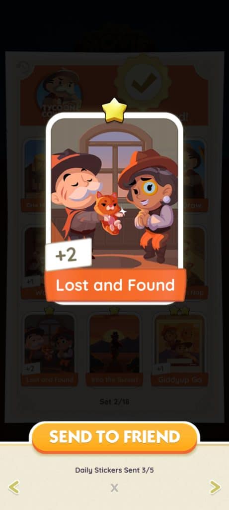 Monopoly Go Tycoon Cowboy Monopoly Go Tycoon Cowboy Lost and Found Monopoly Go Tycoon Cowboy: Stickers