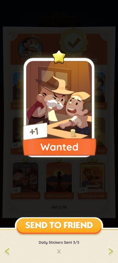 Monopoly Go Tycoon Cowboy Monopoly Go Tycoon Cowboy Wanted 1 Monopoly Go Tycoon Cowboy: Stickers