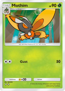 Pokemon TCG Pocket Grass Mass Outbreak Mothim Pokemon TCG Pocket Grass Mass Outbreak - Mothim
