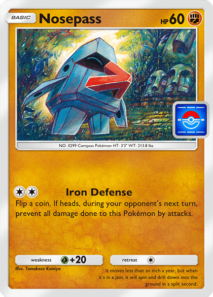 Pokemon TCG Pocket Gible Drop Event Nosepass Promo Card Pokemon TCG Pocket Gible Drop Event