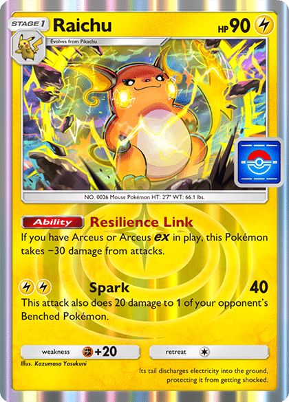 Pokemon TCG Pocket Gible Drop Event Raichu Promo Card Pokemon TCG Pocket Gible Drop Event