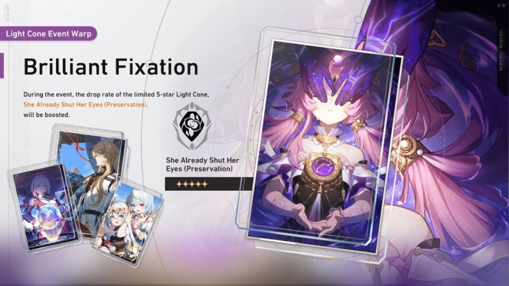 Honkai Star Rail She Already Shut Her Eyes Guide She Already Shut Her Eyes Brilliant Fixation Honkai Star Rail She Already Shut Her Eyes Guide Brilliant Fixation