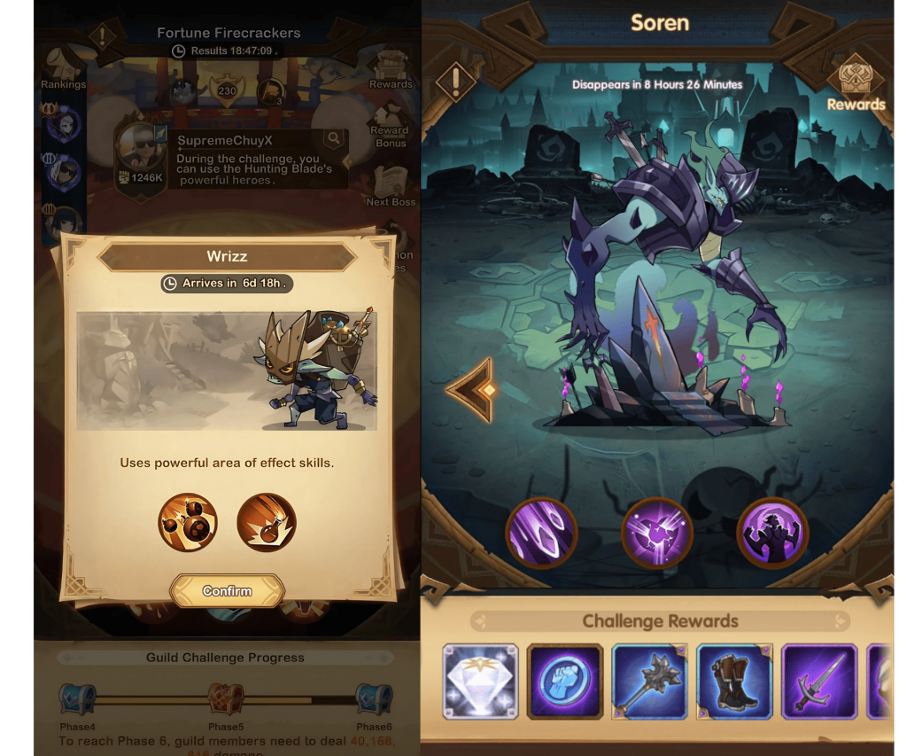 AFK Arena Large Gold Chest Guide Wrizz and Soren AFK Arena Large Gold Chest Wrizz and Soren