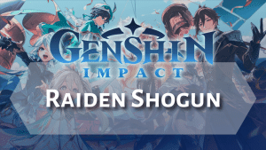 Genshin Impact Raiden Shogun - Logo
