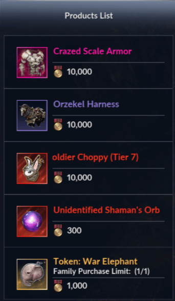 Black Desert Online Battlefield of the Sun Guide image 1550 Black Desert Online - Medal of Honor Shop