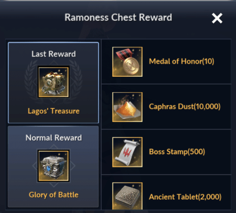 Black Desert Online Ramoness Guide image 1803 Black Desert Online - Ramoness Chest Rewards