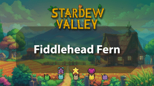 Stardew Valley Fiddlehead Fern - Logo