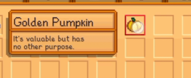 Stardew Valley Golden Pumpkin star dew valley golden pumpkin 1 Stardew Valley Golden Pumpkin - Uses