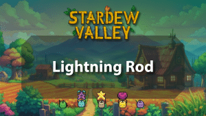 Stardew Valley Lightning Rod - Logo