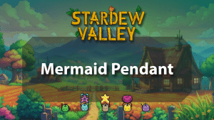 Stardew Valley Mermaid Pendant - Logo