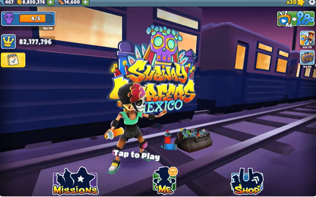 Subway Surfers Limited Character Olivia Guide subwaysurfers olivia spray wall Subway Surfers Limited Character Olivia Guide - Olivia Mexico Gameplay Screen