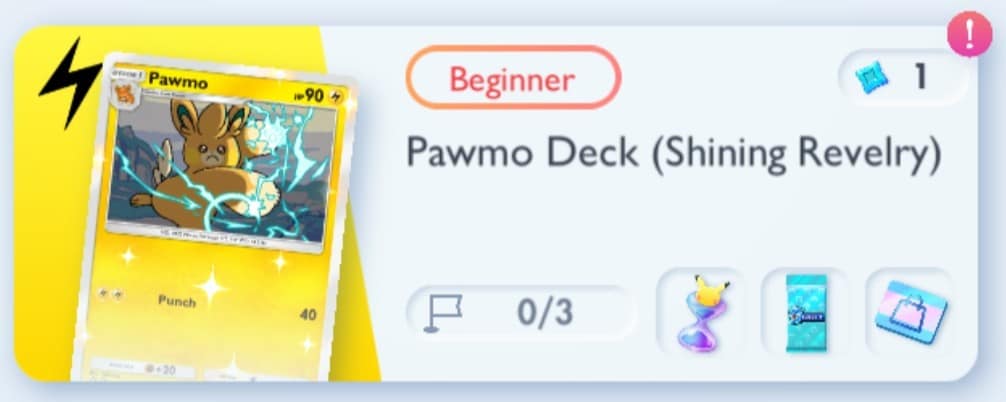 Pokemon TCG Pocket Pawmot Drop Event Beginner Pokemon TCG Pocket Pawmot Drop Event - Beginner