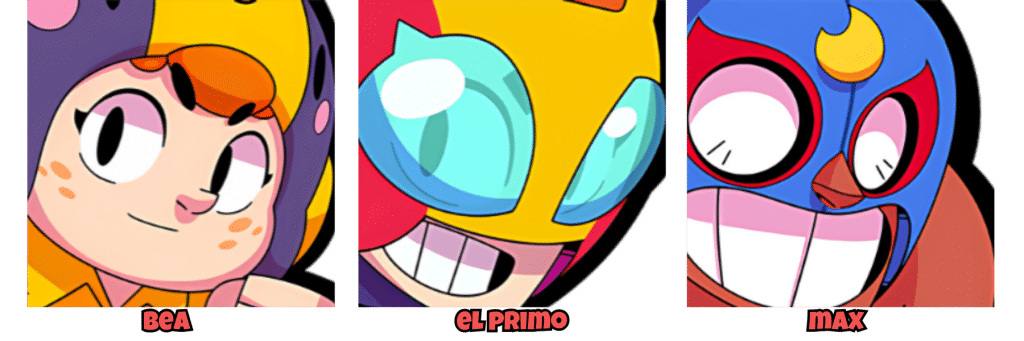 Brawl Stars Pinhole Punt Guide Brawl Stars Bea El Primo and Max Brawl Stars Pinhole Punt Bea, El Primo, and Max