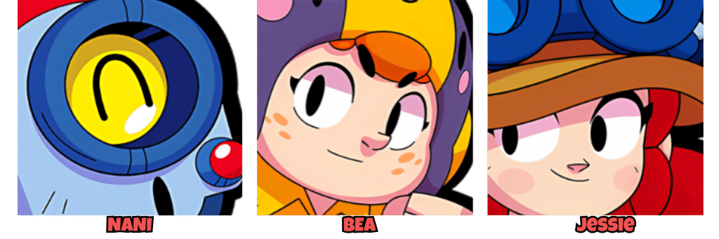 Brawl Stars Robo Highway Guide Brawl Stars Nani Bea and Jessie Brawl Stars Robo Highway Nani, Bea, or Jessie