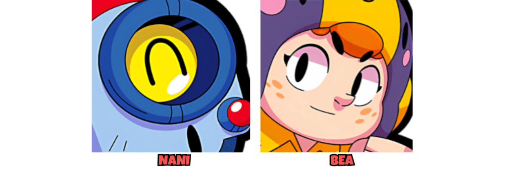 Brawl Stars Risky Cliffs Guide Brawl Stars Nani and Bea 1 Brawl Stars Risky Cliffs Nani and Bea