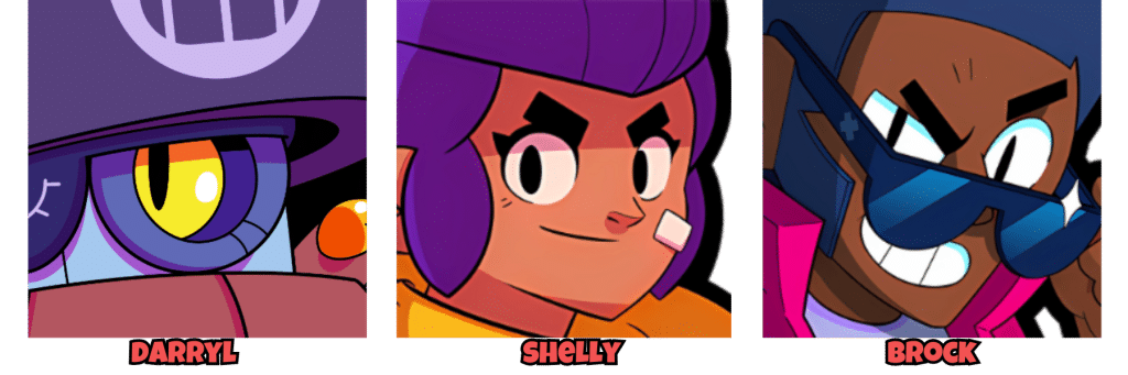 Brawl Stars Pierced Guide Brawl Stars Shelly Darryl and Brock Brawl Stars Pierced