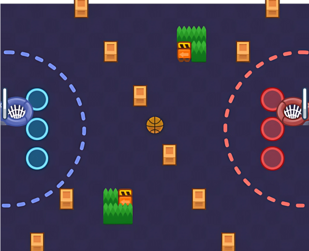 Brawl Stars Slam Dunk Guide Brawl Stars Slam Dunk Map Brawl Stars Slam Dunk Map