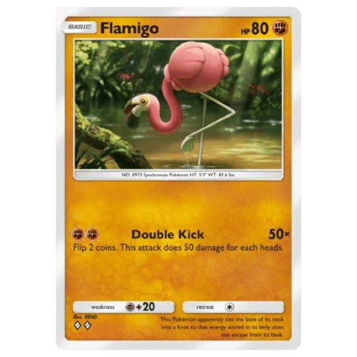 Pokemon TCG Pocket Fighting Mass Outbreak Fighting Type Flamigo Pokemon TCG Pocket Fighting Mass Outbreak