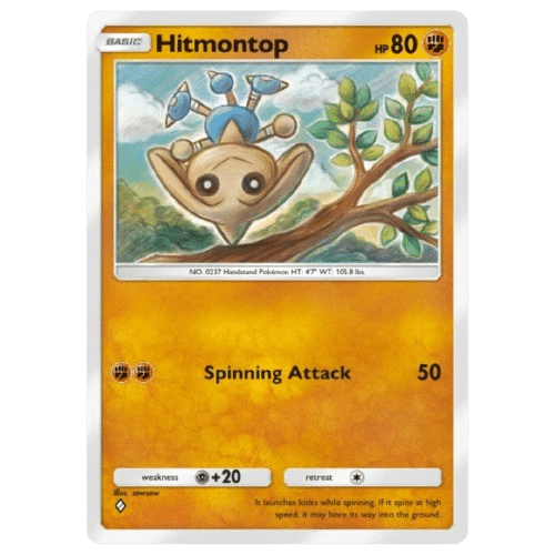 Pokemon TCG Pocket Fighting Mass Outbreak Fighting Type Hitmontop Pokemon TCG Pocket Fighting Mass Outbreak - Fighting Type Hitmontop