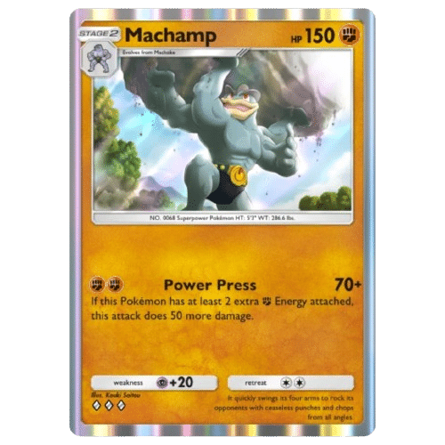 Pokemon TCG Pocket Fighting Mass Outbreak Fighting Type Machamp Pokemon TCG Pocket Fighting Mass Outbreak - Fighting Type Machamp