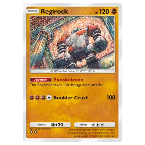 Pokemon TCG Pocket Fighting Mass Outbreak Fighting Type REgirock Pokemon TCG Pocket Fighting Mass Outbreak - Fighting Type REgirock
