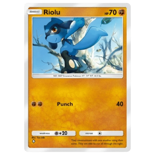 Pokemon TCG Pocket Fighting Mass Outbreak Fighting Type Riolu Pokemon TCG Pocket Fighting Mass Outbreak - Fighting Type Riolu
