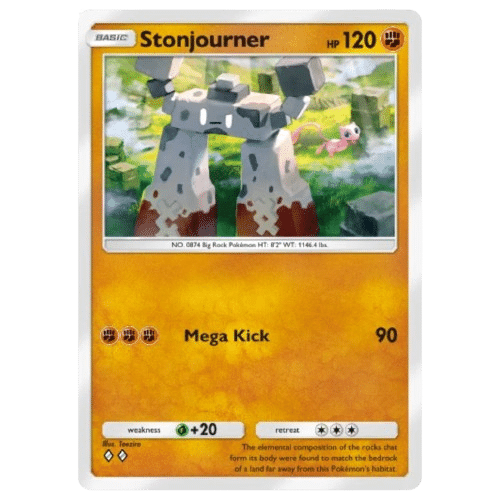 Pokemon TCG Pocket Fighting Mass Outbreak Fighting Type Stonjourner Pokemon TCG Pocket Fighting Mass Outbreak - Fighting Type Stonjourner