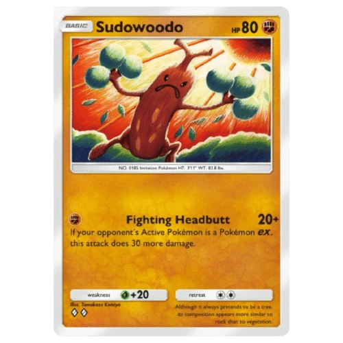 Pokemon TCG Pocket Fighting Mass Outbreak Fighting Type Sudowoodo Pokemon TCG Pocket Fighting Mass Outbreak - Fighting Type Sudowoodo