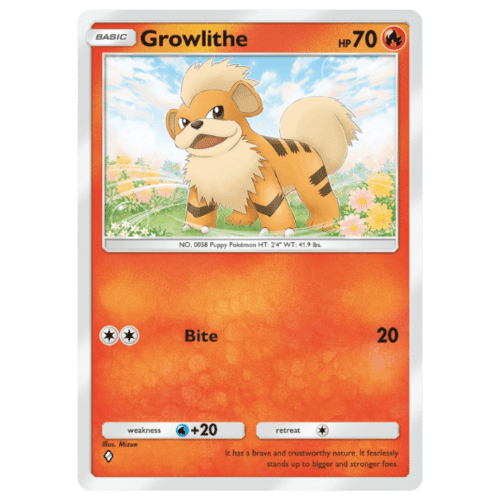 Pokemon TCG Pocket Fire Mass Outbreak Fire Type1 Growlithe Pokemon TCG Pocket Fire Mass Outbreak - Fire Type1 Growlithe
