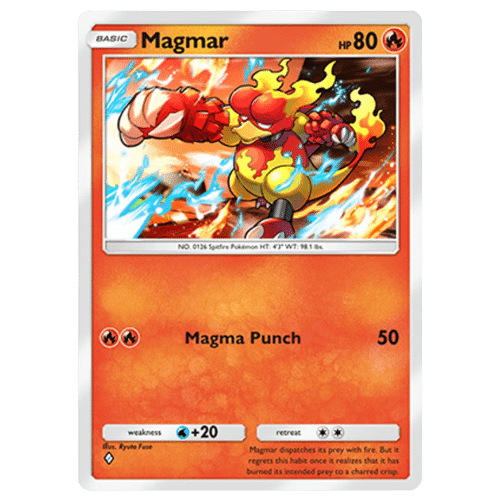 Pokemon TCG Pocket Fire Mass Outbreak Fire Type1 Magmar Pokemon TCG Pocket Fire Mass Outbreak - Fire Type1 Magmar