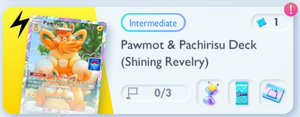 Pokemon TCG Pocket Pawmot Drop Event Intermediate Pokemon TCG Pocket Pawmot Drop Event - Intermediate