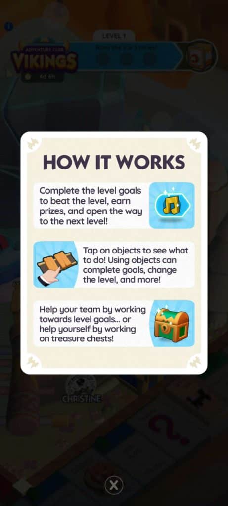 Monopoly Go Adventures Club Vikings (April 22) Monopoly Go Adventures Club Vikings April 22 how it works Monopoly Go Adventures Club Vikings (April 22): Gameplay Mechanics