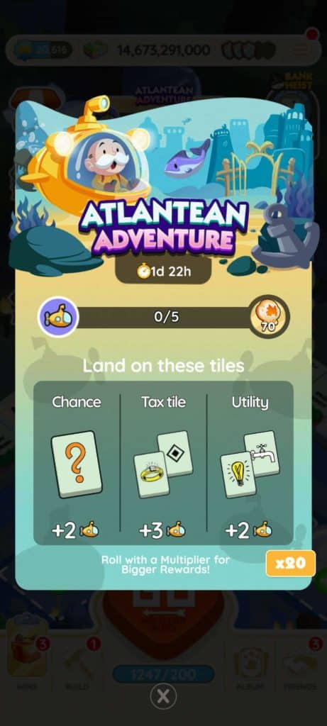 Monopoly Go Atlantean Adventure (April 8) Monopoly Go Atlantean Adventure April 8 Banner Monopoly Go Atlantean Adventure : Tips and Strategies