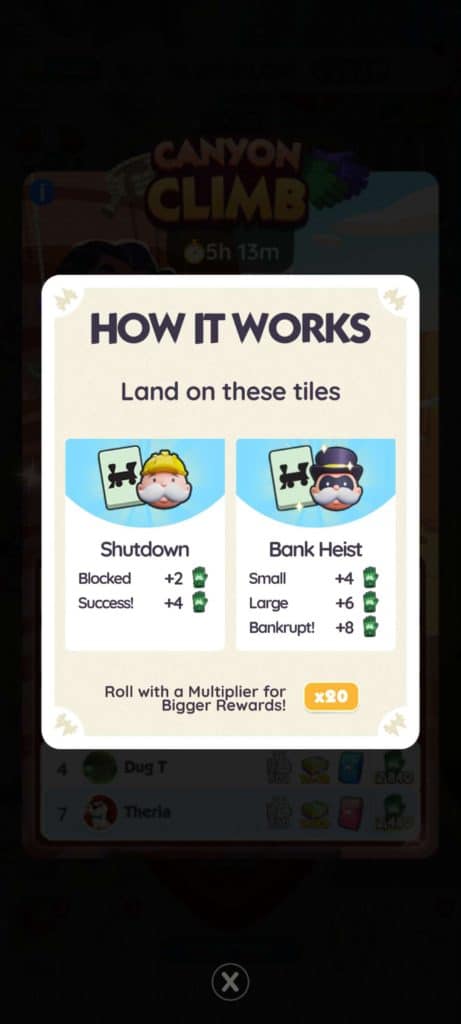 Monopoly Go Canyon Climb (March 31) Monopoly Go Canyon Climb March 31 How To Earn Points Monopoly Go Canyon Climb: How To Earn Points