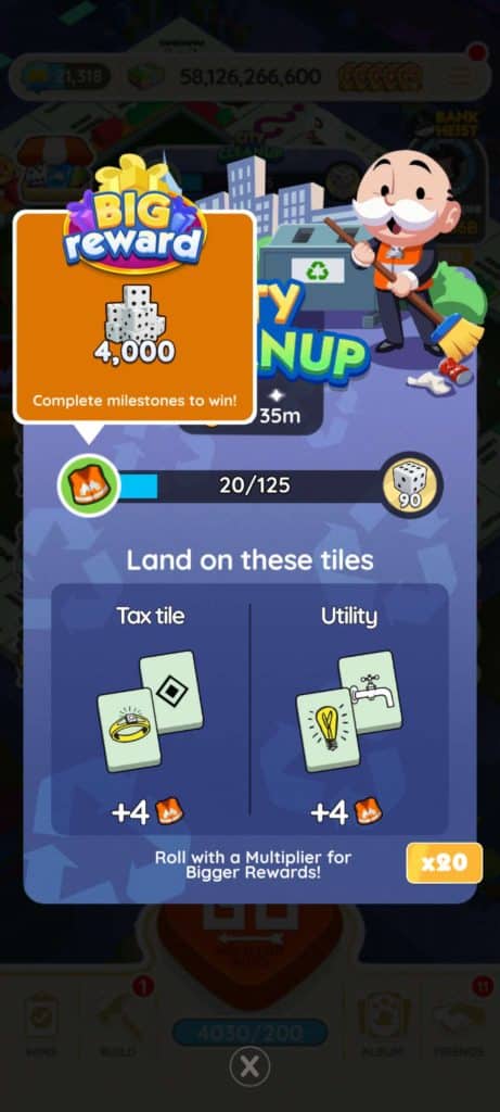 Monopoly Go City Cleanup (April 21) Monopoly Go City Cleanup April 21 Rewards Monopoly Go City Cleanup: Rewards