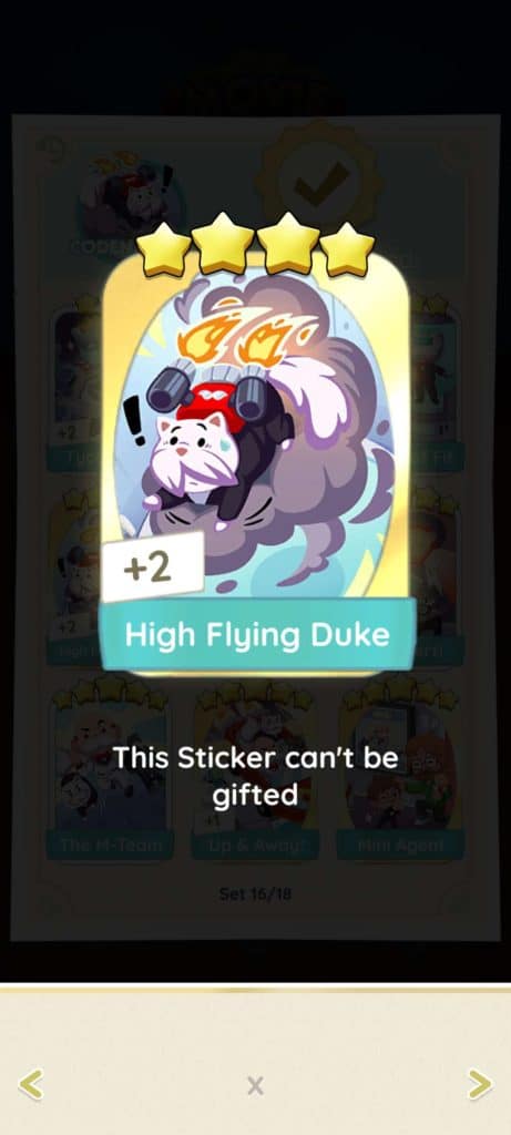 Monopoly Go Codename M Monopoly Go Codename M High Flying Duke Monopoly Go Codename M: Stickers