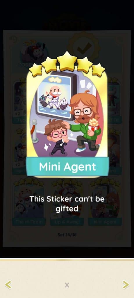 Monopoly Go Codename M Monopoly Go Codename M Mini Agent Monopoly Go Codename M: Stickers