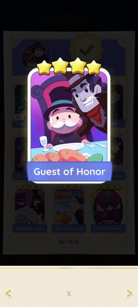 Monopoly Go Ghost Stories Monopoly Go Ghost Stories Guest of Honor Monopoly Go Ghost Stories: Stickers