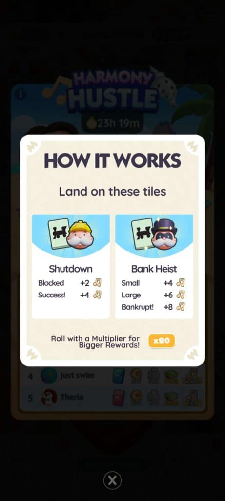 Monopoly Go Harmony Hustle (April 11) Monopoly Go Harmony Hustle April 12 How To Earn Points Monopoly Go Harmony Hustle (April 11): How To Earn Points