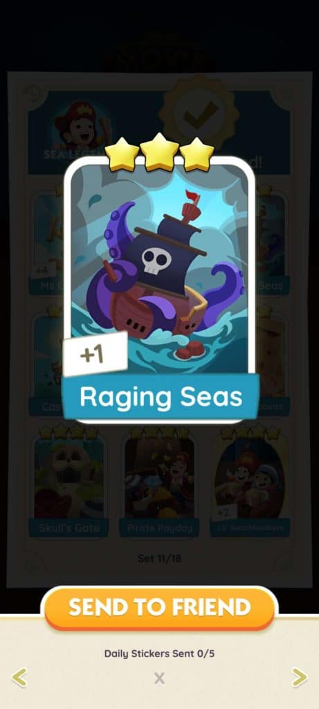 Monopoly Go Sea Legends Monopoly Go Sea Legends Raging Seas Monopoly Go Sea Legends: Stickers
