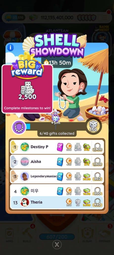 Monopoly Go Shell Showdown (April 8) Monopoly Go Shell Showdown April8 Rewards Monopoly Go Shell Showdown: Rewards