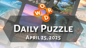 Wordscapes Daily Puzzle 25th of April 2025 Answer Thumbnail
