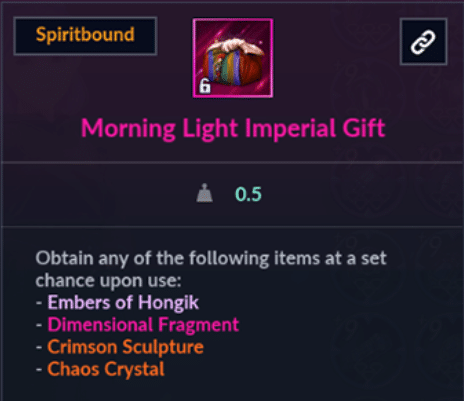 Black Desert Online Night of the Vengeful Souls Guide image 1182 Black Desert Online - Morning Light Imperial Gift