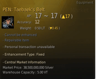 Black Desert Online Donghae Province Guide image 2191 Black Desert Online - Taebaek's Belt