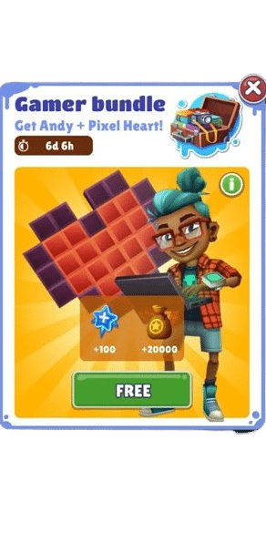 Subway Surfers Limited Character Andy Guide subwaysurfers andy gamerbundle Subway Surfers Limited Character Andy - Gamer Bundle