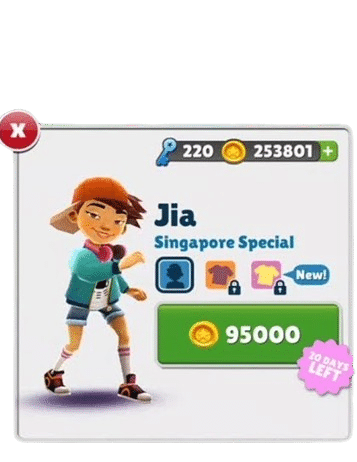 Subway Surfers Limited Character Jia Guide subwaysurfers purchase jia Subway Surfers Limited Character Jia Guide - Purchase Jia