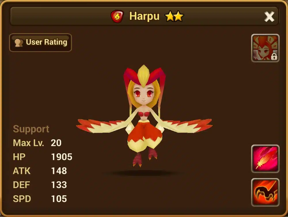 Summoners War Colleen Fire Harpu Guide Harpu 1 Summoners War Colleen Fire Harpu Guide